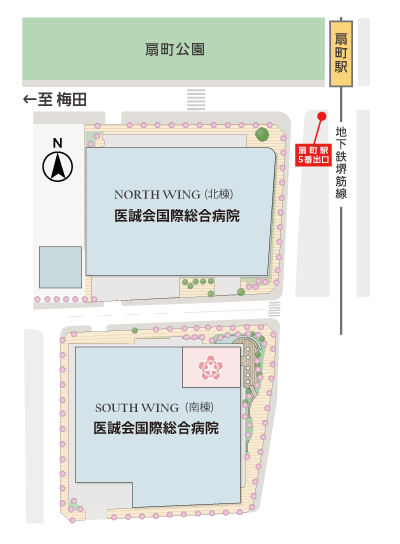 さくらテラス アクセスマップ